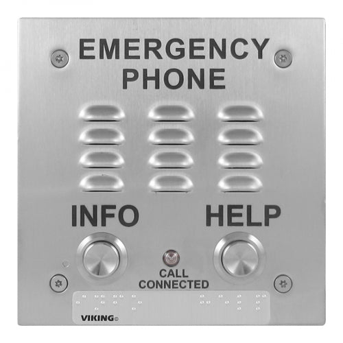 Viking E-1600-20 Emergency Handsfree Phone (Stainless Steel)