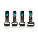 Motorola CD4014 Digital Cordless Telephone with Answering Machine, 4 Handsets