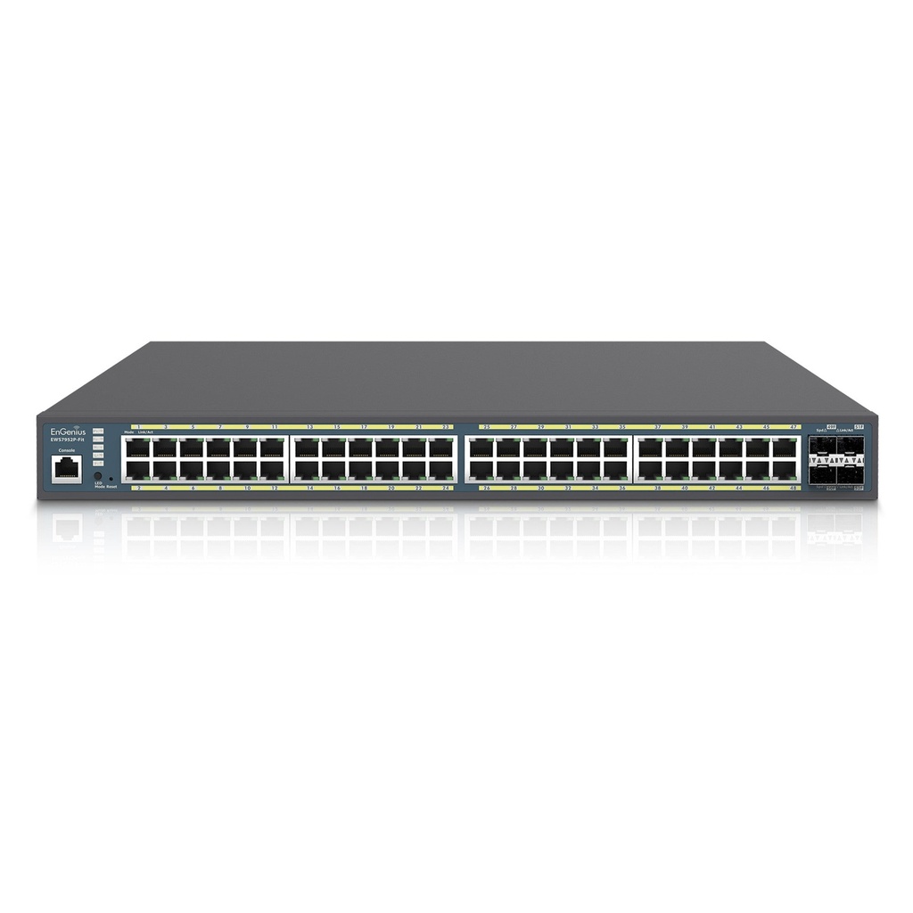 EnGenius EWS7952P-FIT 410W Gigabit PoE+ 48-Port Switch (New)