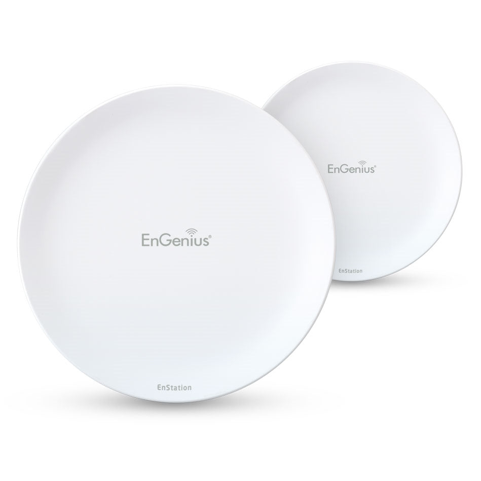 EnGenius EnStation5-AC KIT Wi-Fi 5 Outdoor 5 GHz Wave 2 Long-Range PtP WiFi Bridge Kit (New)