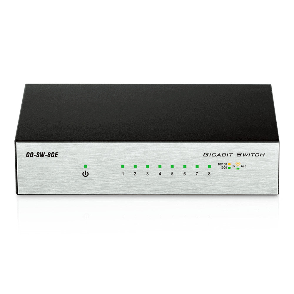 D-Link GO-SW-8GE 8-Port Gigabit Metal Unmanaged Desktop Switch (New)