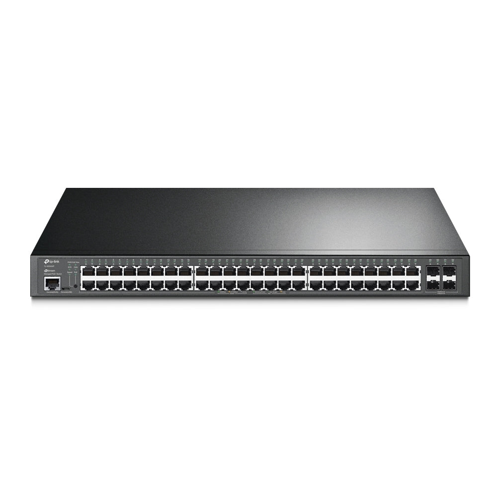 TP-Link TL-SG3452P JetStream 52-Port Gigabit L2+ Managed Switch with 48-Port PoE+ (New)