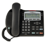 Nortel NTDU91 i2002 IP Phone - TEXT With Silver Bezel (Charcoal/Refurbished)