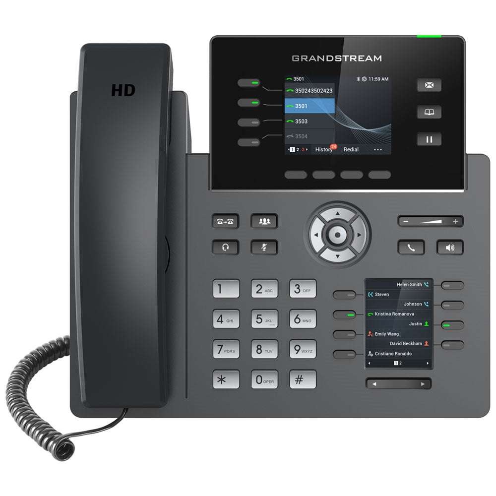 Grandstream GRP2614 4-Line Carrier-Grade Gigabit PoE IP Phone (New)