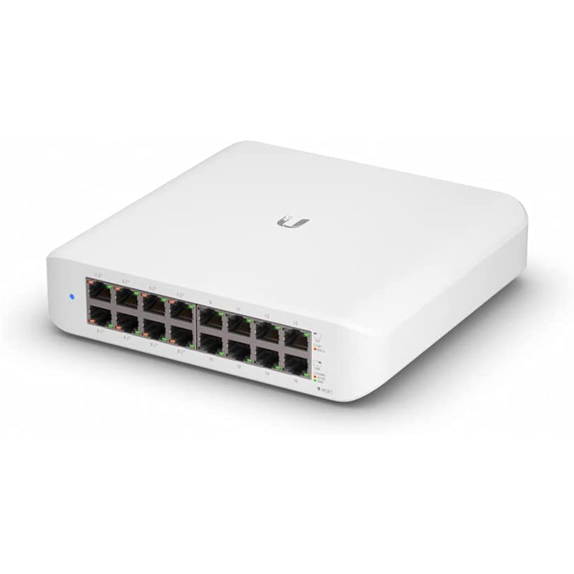 Ubiquiti USW-LITE-16-POE 16-Port Gigabit PoE+ Managed Switch