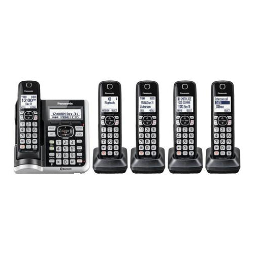 Panasonic KX-TGF575S Dect 6.0 Cordless Phone with 5 Handsets