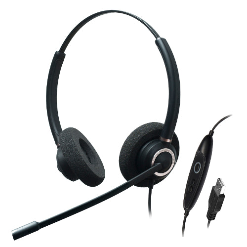 Addasound CRYSTAL-SR2832RG Binaural USB Headset