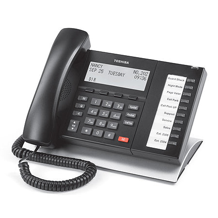 Toshiba DP5022C-SD Digital 4-Line LCD Business Phone (Black/Refurbished)