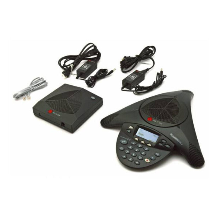 Polycom 2201-07800-001 SoundStation 2W Wireless Conference Phone (Refurbished)