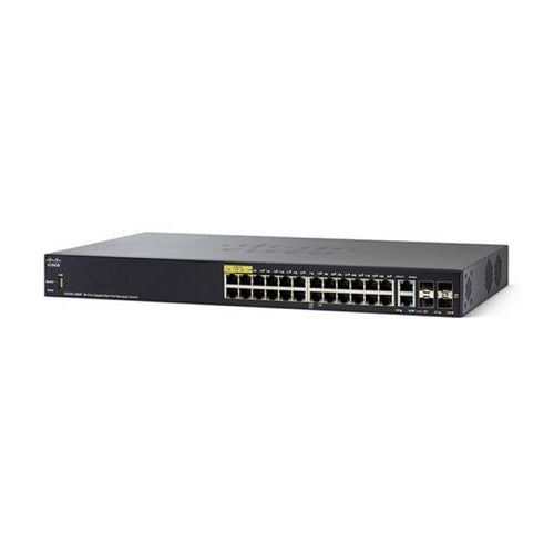 Cisco SG350-28P 28-Port Gigabit PoE Managed Switch