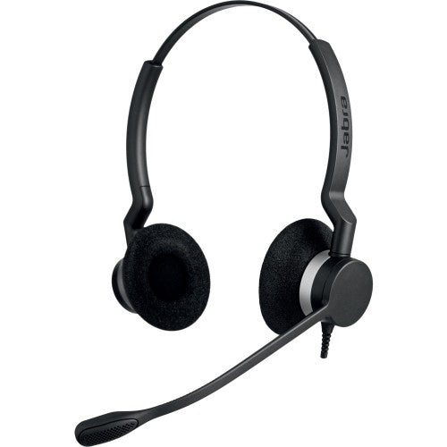 Jabra BIZ 2300 2309-820-119 Quick Disconnect Binaural Stereo Headset