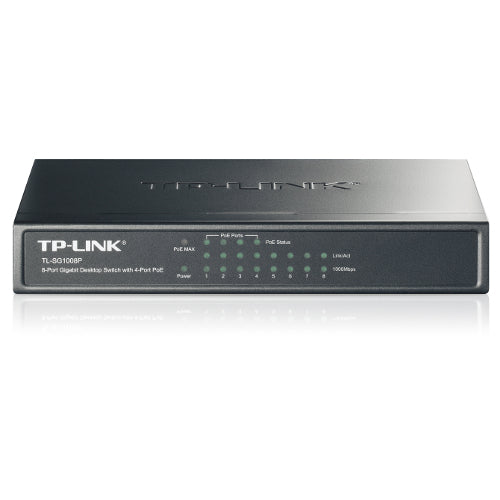 TP-Link TL-SG1008P 8-Port Gigabit Desktop PoE Switch