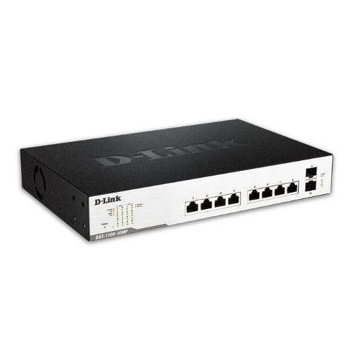 D-Link DGS-1100-10MP 10-Port Smart Managed Gigabit PoE Switch