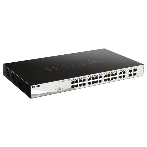 D-Link DGS-1210-28MP 28-Port Smart Managed Gigabit PoE Switch