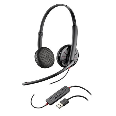 Plantronics 204446-101 Blackwire 325.1-M Binaural USB Headset