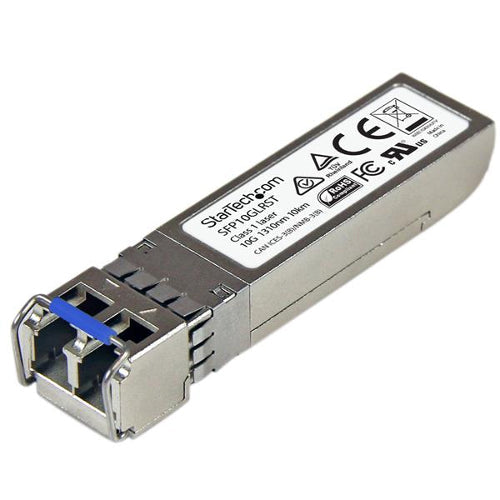 StarTech SFP10GLRST 10 Gbps Single-Mode LC Fiber SFP Transceiver Cisco SFP-10G-LR Compatible