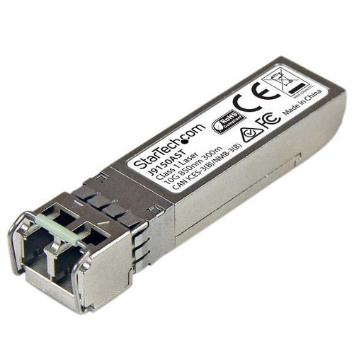 StarTech J9150AST 10 Gbps Multimode LC Fiber SFP Transceiver HP J9150A Compatible