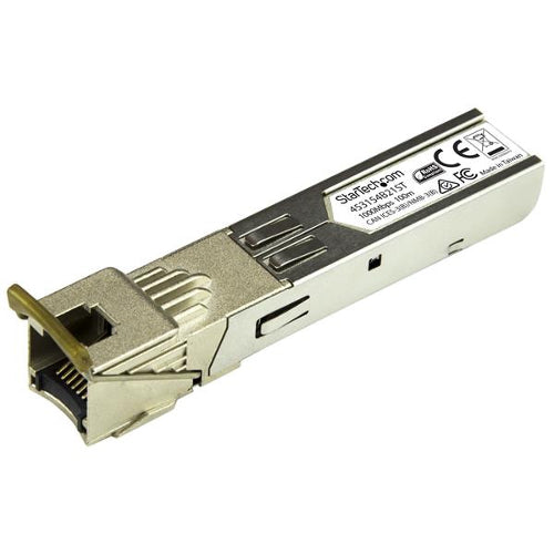 StarTech 453154B21ST Gigabit Copper RJ45 SFP Transceiver Module