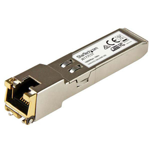 StarTech J8177CST Gigabit Copper RJ45 SFP Transceiver HP J8177C Compatible