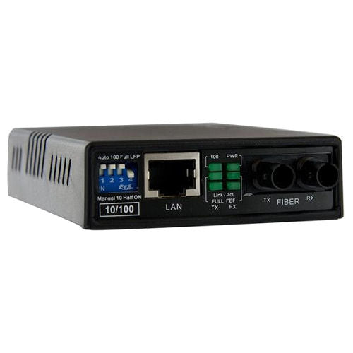 StarTech MCM110ST2 Multimode ST Fiber Converter to Ethernet