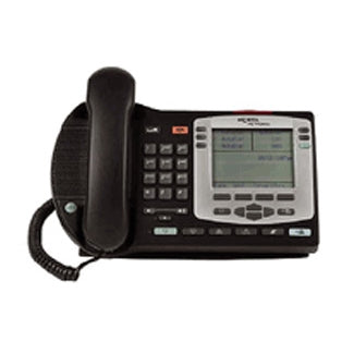 Nortel NTDU92BDE670 i2004 IP Phone Bezel with POE (Charcoal/Refurbished)