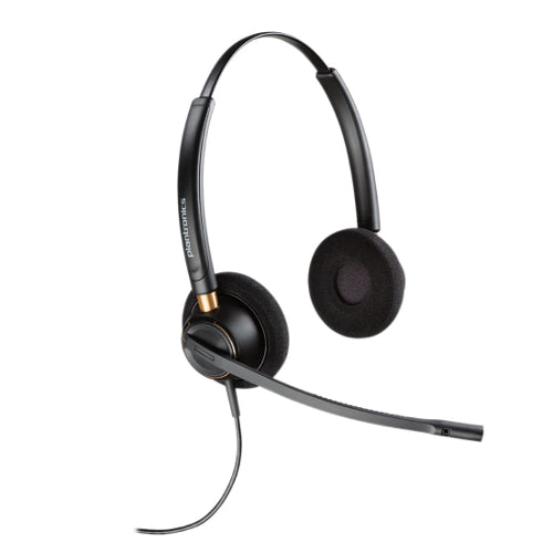 Plantronics 89434-01 EncorePro HW520 Over the Head Binaural Headset HP 783P6AA#ABA