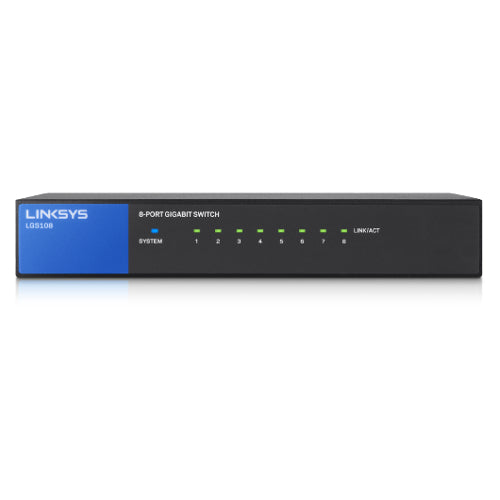 Linksys LGS108 8 Port Desktop Gigabit Switch