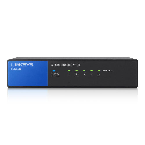 Linksys LGS105 5-Port Desktop Gigabit Switch