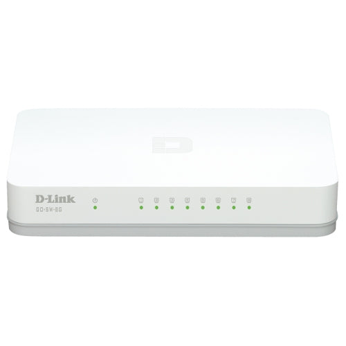 D-Link GO-SW-8G 8-Port Gigabit Unmanaged Desktop Switch