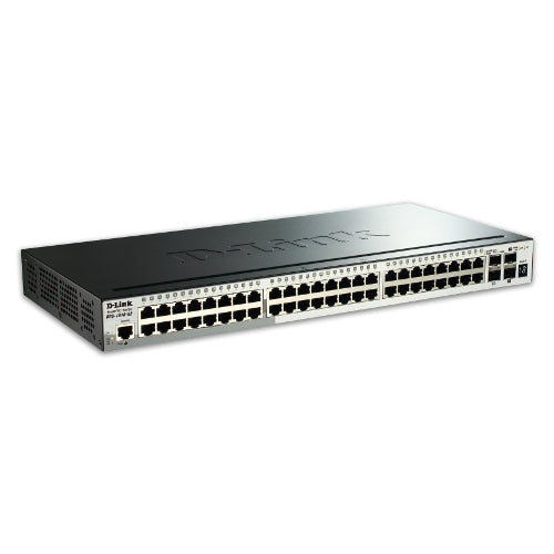 D-Link DGS-1510-52X 52-Port Gigabit Stackable SmartPro Switch Including 4 10GbE SFP Plus Ports