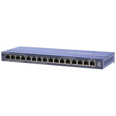 Netgear FS116PNA 16-Port 10/100 Switch with 8 PoE Ports