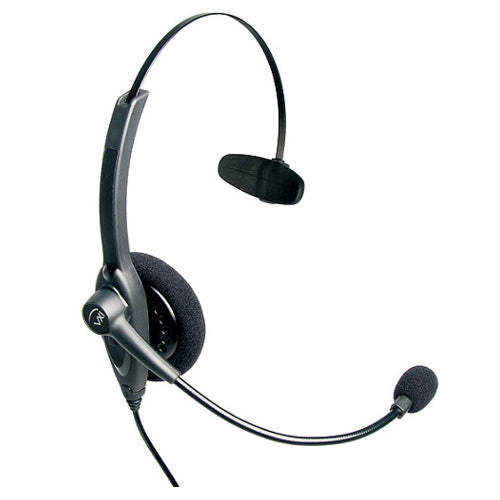 VXI 201818 Passport 10P DC Over-the-head Monaural Headset (Black)