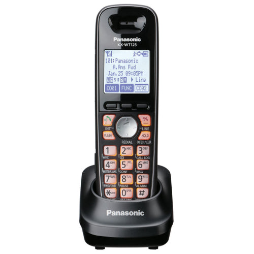 Panasonic KX-WT125 DECT Cordless Handset without Vibration Feature (Black)