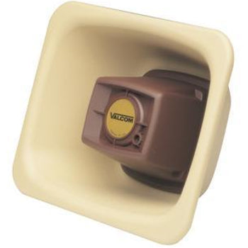 Valcom V-1090 Talkback Flex Horn (Beige)