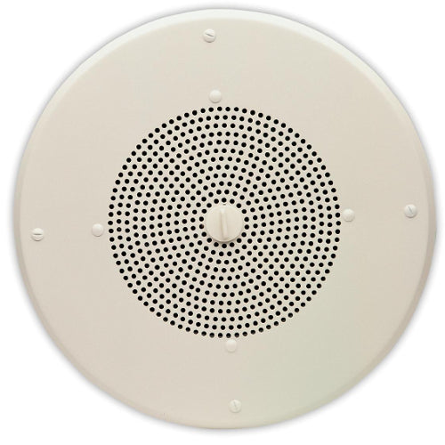 Valcom VC-V-1060A 8" Talkback Ceiling Speaker (White)