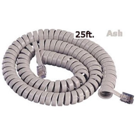 ICC 2500AS 25' Handset Cord (Ash)