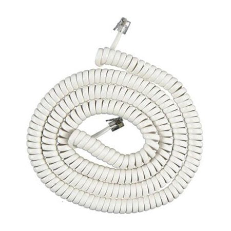 AT&T 89-1605-00 25ft Handset Cord (White)