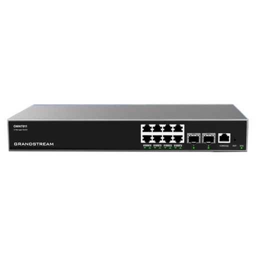 [GRSGWN7811] Grandstream GWN7811 8-Port Enterprise Layer 3 Managed Network Switch (New)