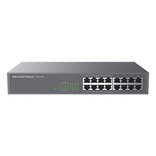 [GRSGWN7702P] Grandstream GWN7702P 16-Port Unmanaged Network Switch (New)