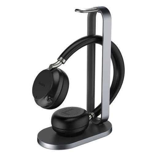 [YLKBH72WCSBLKUC] Yealink BH72-WCS-BLK-UC 1208613 Black Headset With Charging Stand (New)