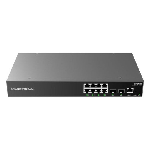 [GRSGWN7801] Grandstream GWN7801 8-Port Gigabit Managed Switch (New)