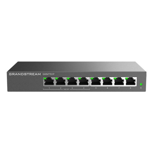 [GRSGWN7701P] Grandstream GWN7701P 8-Port Unmanaged Network PoE Switch (New)