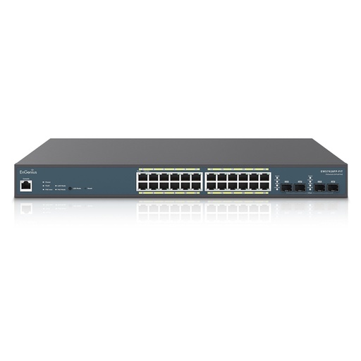 [ENGEWS7928FPFIT] EnGenius EWS7928FP-FIT 410W PoE+ 24-Port Gigabit Switch (New)