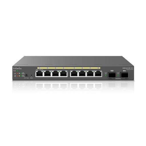 [ENGEWS2910PFIT] EnGenius EWS2910P-FIT 55W Gigabit PoE 8-Port Switch (New)