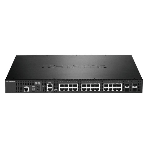 [DLKDXS340024TC] D-Link DXS-3400-24TC 24-Port Layer 3 Stackable 10-Gigabit Managed Switch (New)