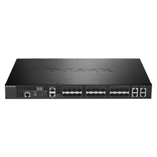 [DLKDXS340024SC] D-Link DXS-3400-24SC 24-Port Layer 3 Stackable 10-Gigabit Fiber Managed Switch (New)