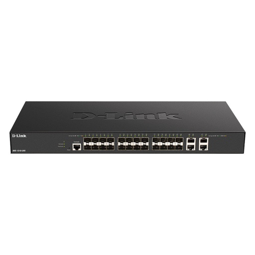 [DLKDXS121028S] D-Link DXS-1210-28S 28-Port 10-Gigabit Ethernet Smart Managed SFP+ Switch (New)