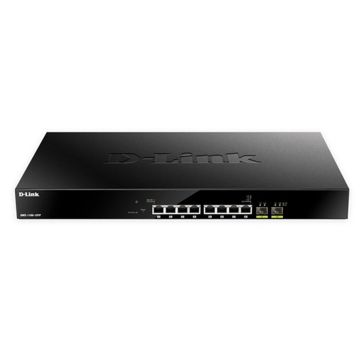 [DLKDMS110010TP] D-Link DMS-1100-10TP 8-Port Multi-Gigabit Ethernet Smart Managed PoE Switch with 2 10GbE SFP+ Ports (New)