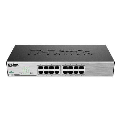 [DLKDSS16+] D-Link DSS-16+ 16-Port Fast Ethernet Unmanaged Switch (New)