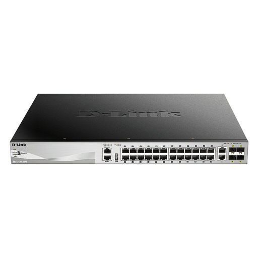 [DLKDGS313030PS] D-Link DGS-3130-30PS 30-Port Lite Layer 3 Stackable Managed PoE Switch (New)